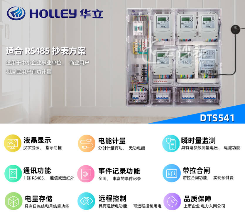 杭州華立DTS541簡單有功預付費電表